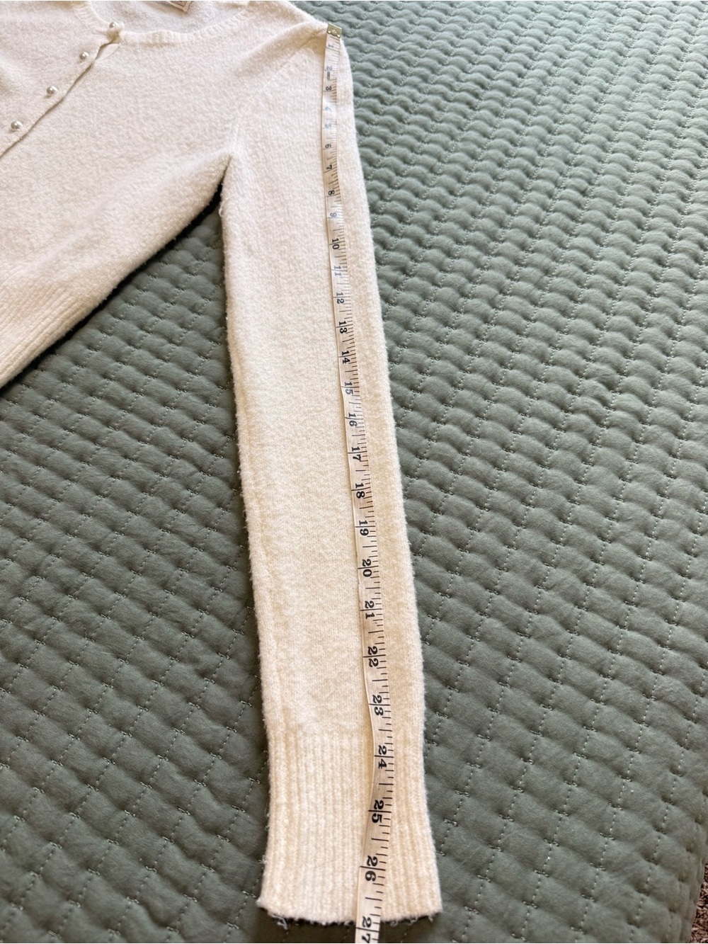 Vintage Abercrombie & Fitch Y2K Pearl Button Crew Neck Cardigan Size XS - Picture 5 of 5